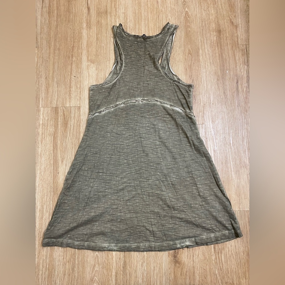 Miss Me Olive Embellished Racerback Tank Dress - Picture 2 of 5